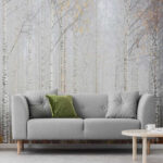 Fototapety Skupina stromov v lese