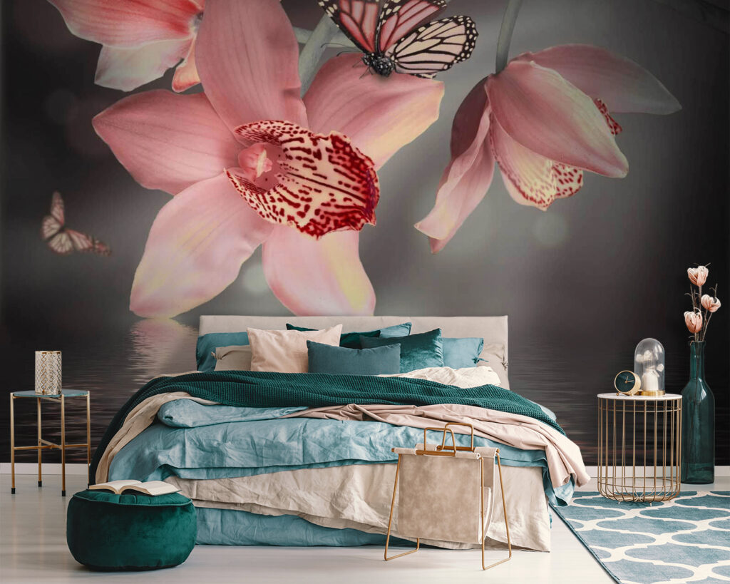 u57697pib111 1024x819 - Ružové orchidey a motýle na vetve - tegory