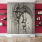 Fototapety Rad lampiónov na budove