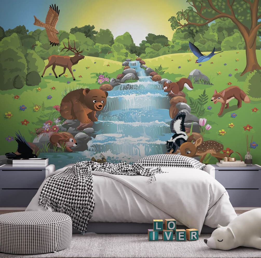 Karikatúra zvierat v potoku u55792pir1m - Karikatúra zvierat v potoku - tegory