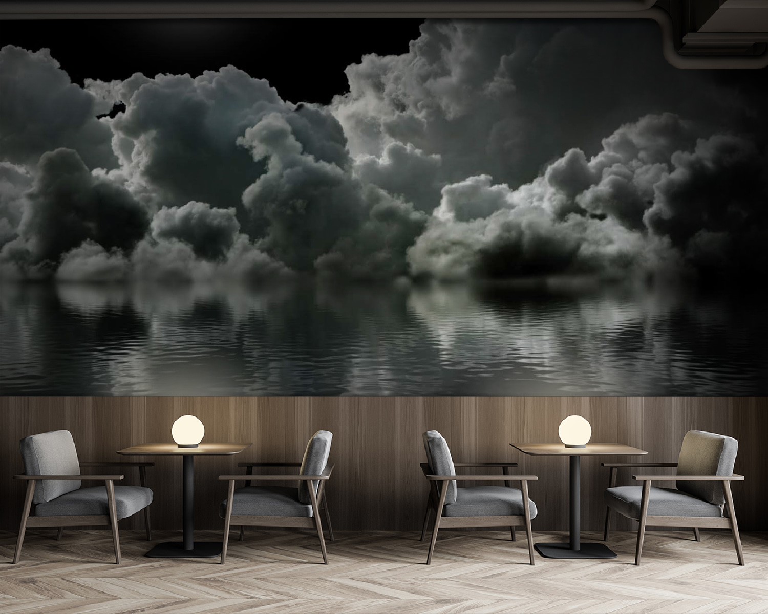 u54519piz137m - Mesiac nad vodou s mrakmi a oblakmi - tegory