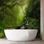 Fototapety Potok tečúci cez les