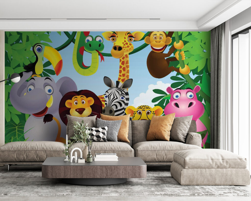 u53685pig63 1024x819 - Skupina zvierat v džungli - tegory