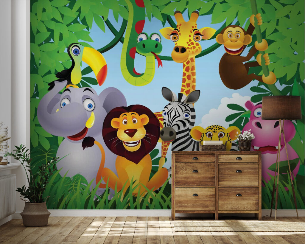 u53685pig41 1024x819 - Skupina zvierat v džungli - tegory