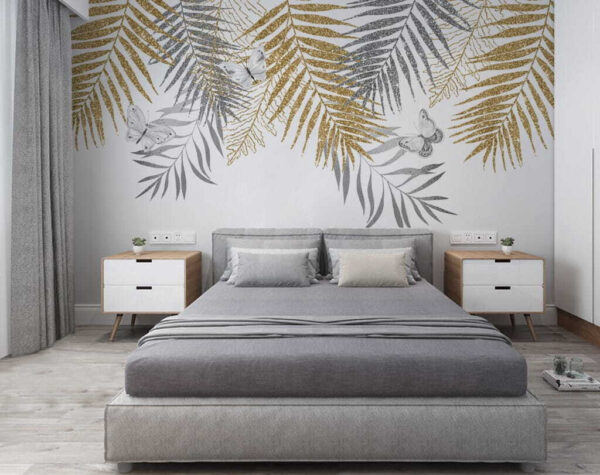 Wall murals Nature's delicate dance of leaves. Wall murals Nature's delicate dance of leaves.