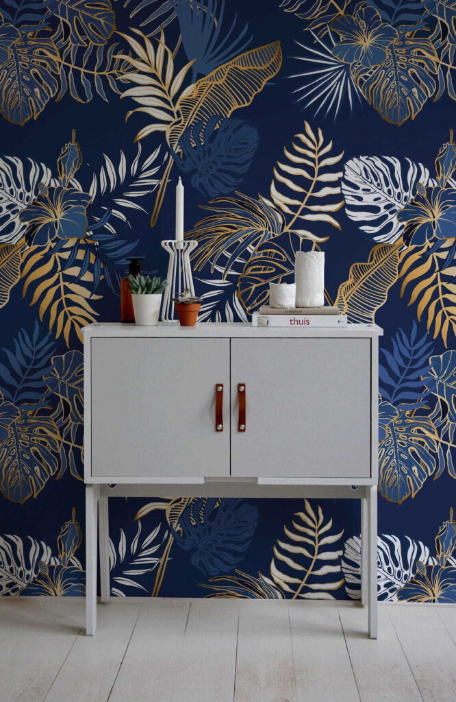 u53271pih1 666x1024 - Vzor listov na modrom pozadí - tegory