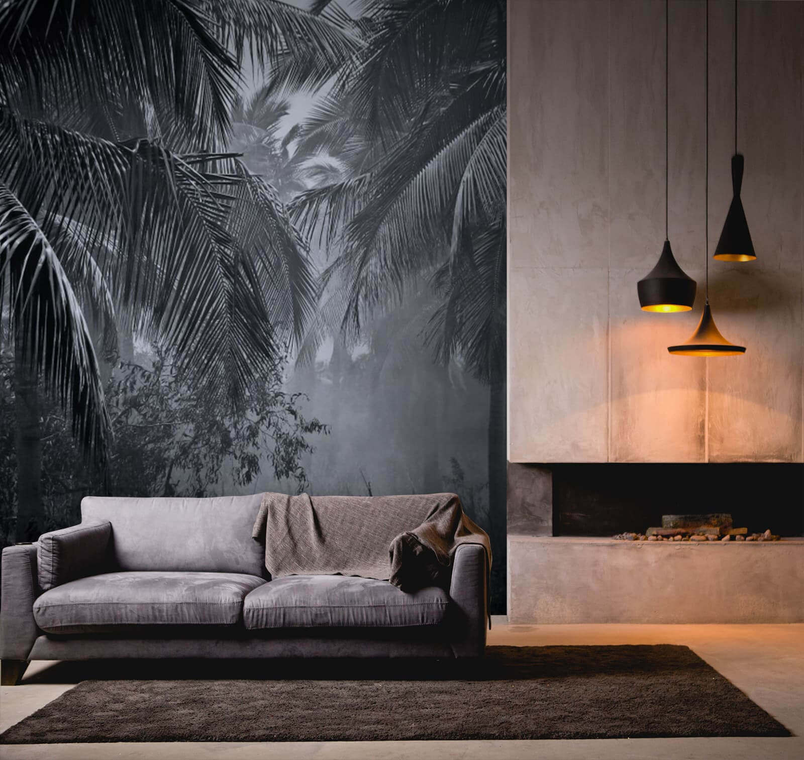 Hmlistý les s palmami u51932pig1m - Hmlistý les s palmami - tegory