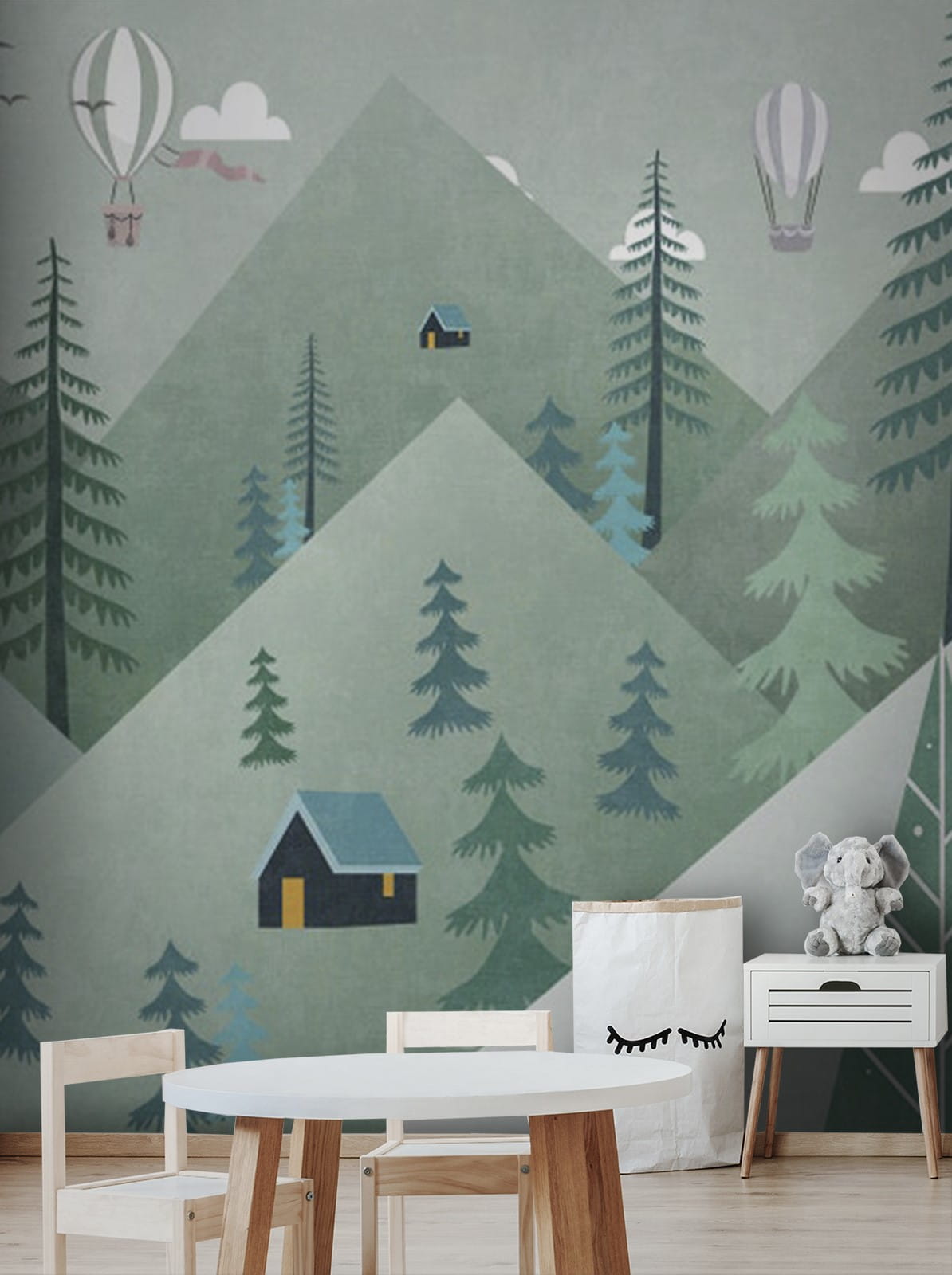 u51241pir1m - Krajina so stromami a teplovzdušnými balónmi - tegory