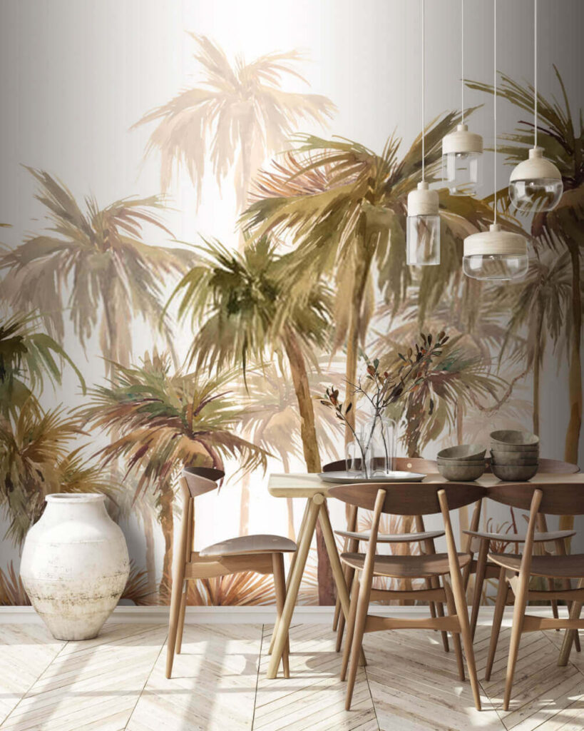 Group of palm trees Group of palm trees