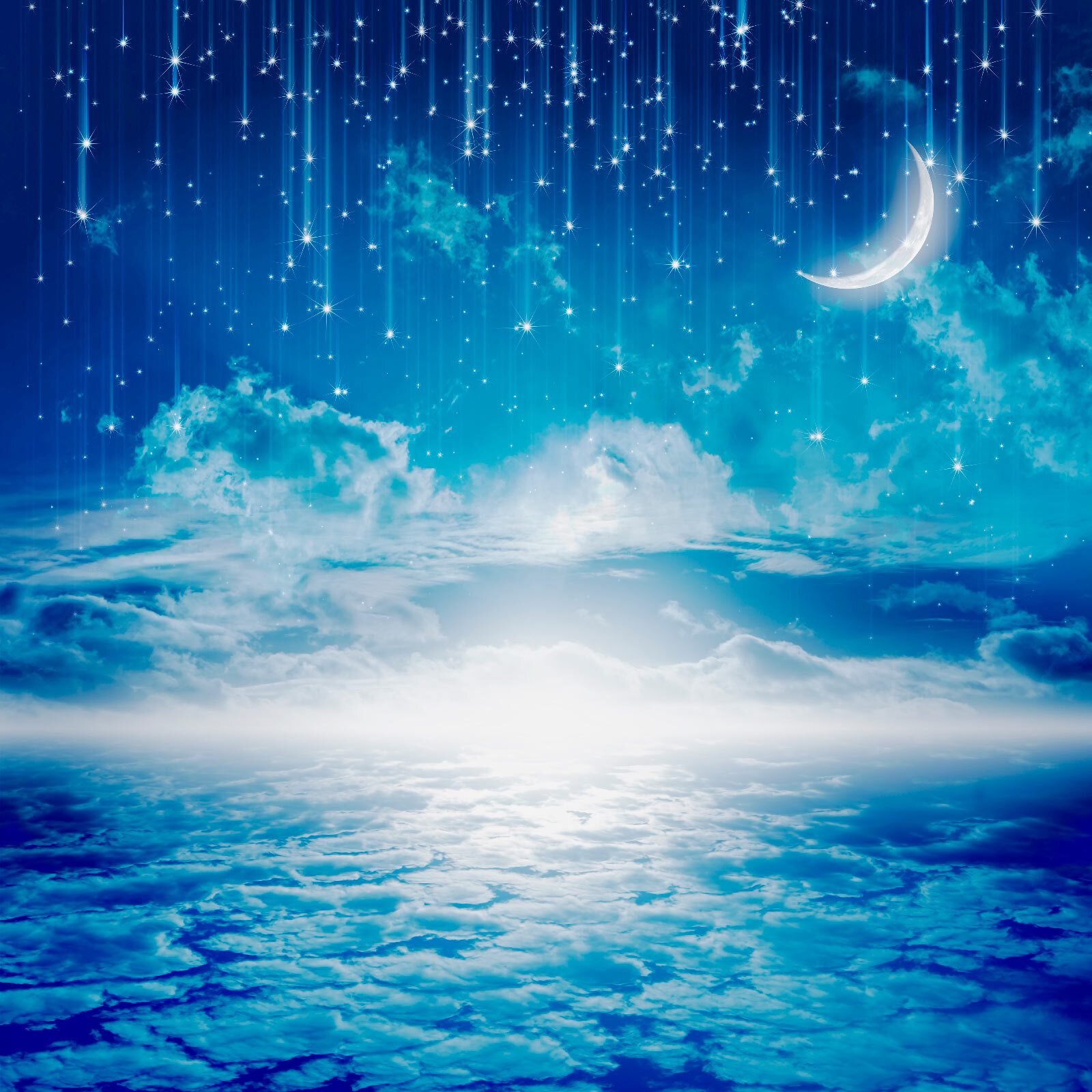 u44045p - Mesiac a hviezdy na oblohe - tegory