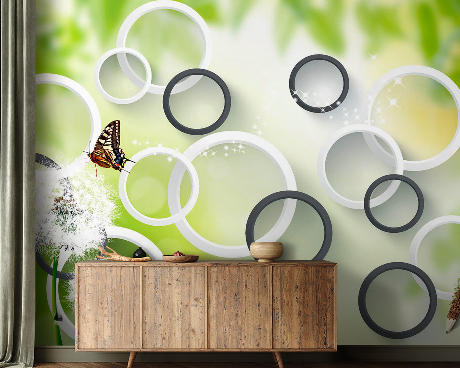 u42442pig21m - Motýľ na kvete púpavy - tegory