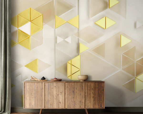 Textúrovaný geometrický dizajn v jemných farbách Textúrovaný geometrický dizajn v jemných farbách