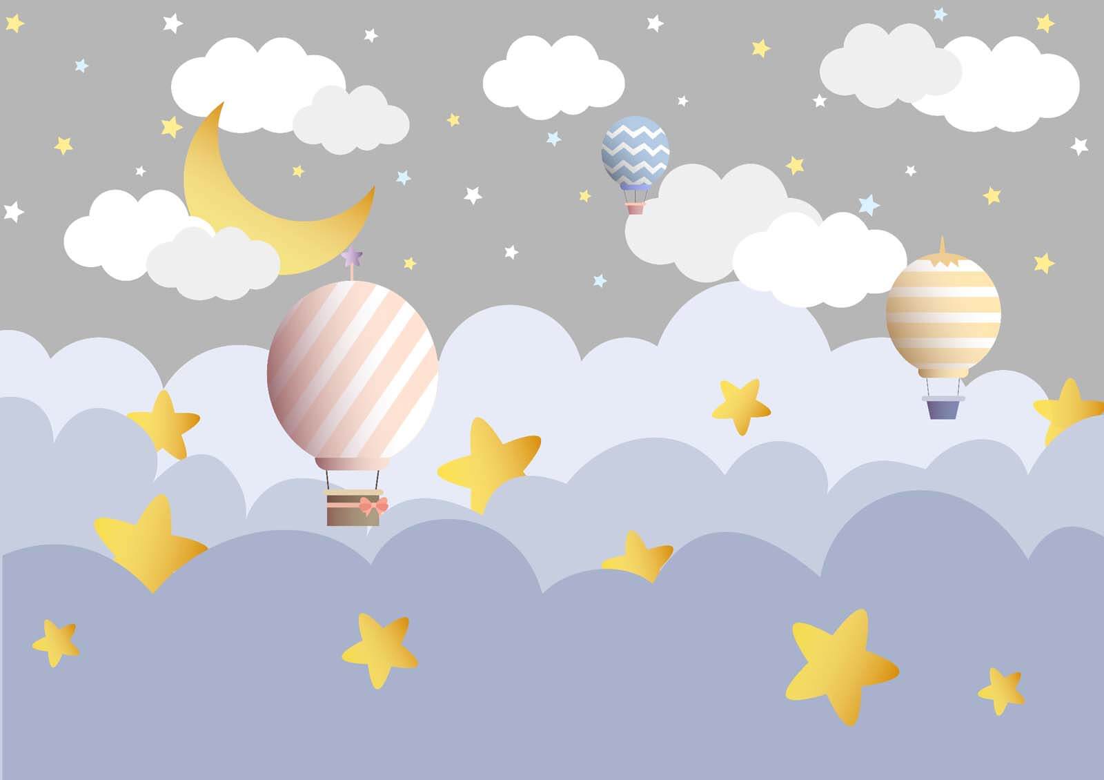 Skupina teplovzdušných balónov na oblohe u36792p - Skupina teplovzdušných balónov na oblohe - tegory