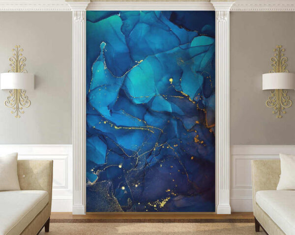 Azure Depths with Fleeting Sparkles Azure Depths with Fleeting Sparkles