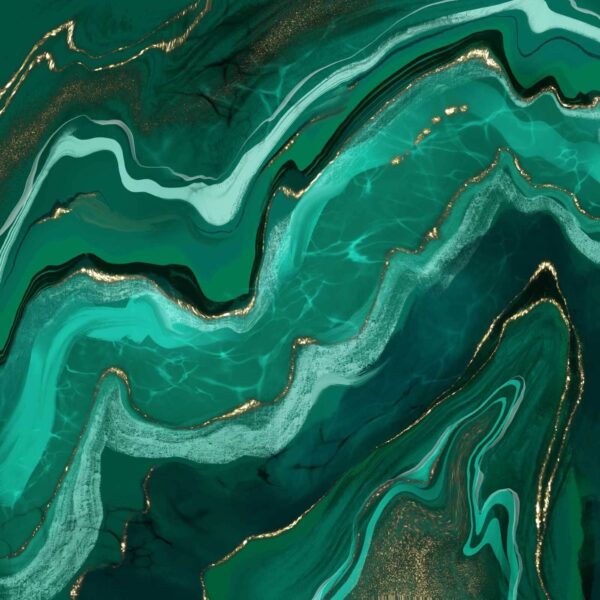 Abstraktné vlny v odtieňoch teal. Abstraktné vlny v odtieňoch teal.