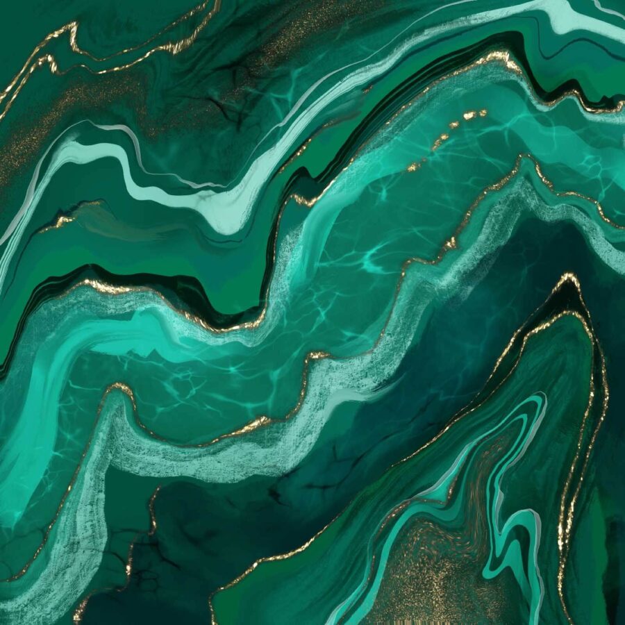 Abstraktné vlny v odtieňoch teal. Abstraktné vlny v odtieňoch teal.