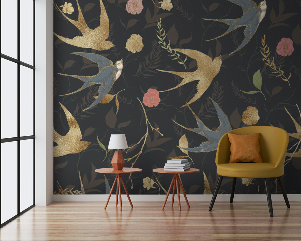 u32798pig3 1024x819 - Vzor vtákov a kvetov - tegory