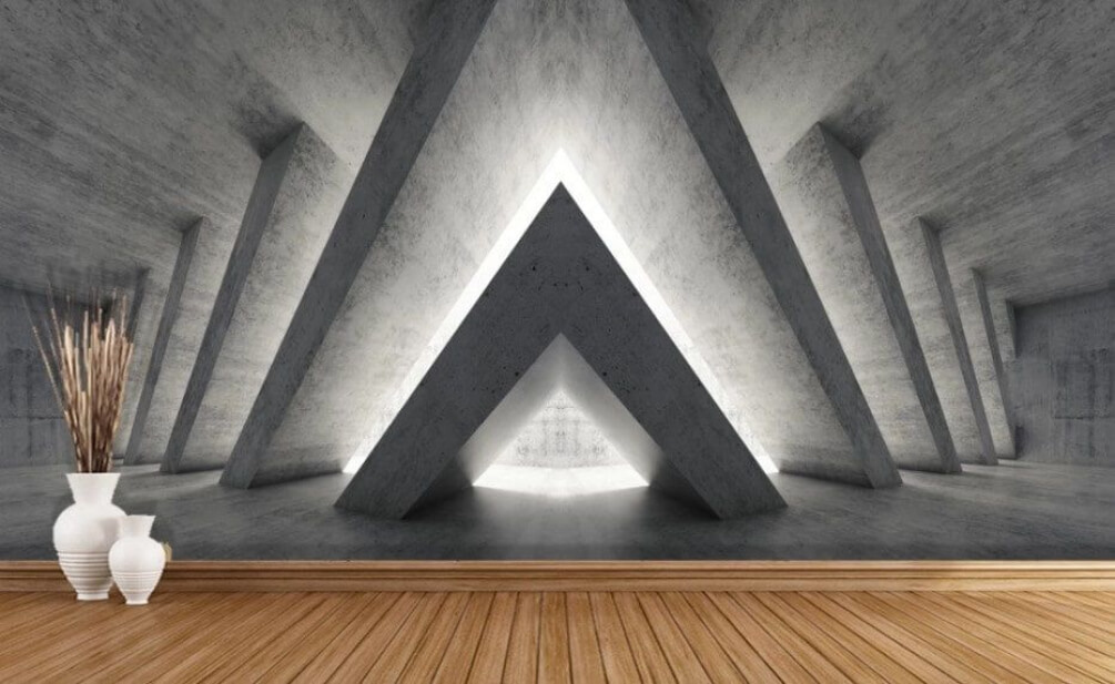 Miestnosť s trojuholníkovou štruktúrou u30906pih1m - Miestnosť s trojuholníkovou štruktúrou - tegory