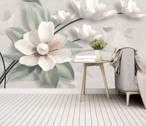 Jemné kvety s mäkkými tónmi Fototapety Jemné kvety s mäkkými tónmi