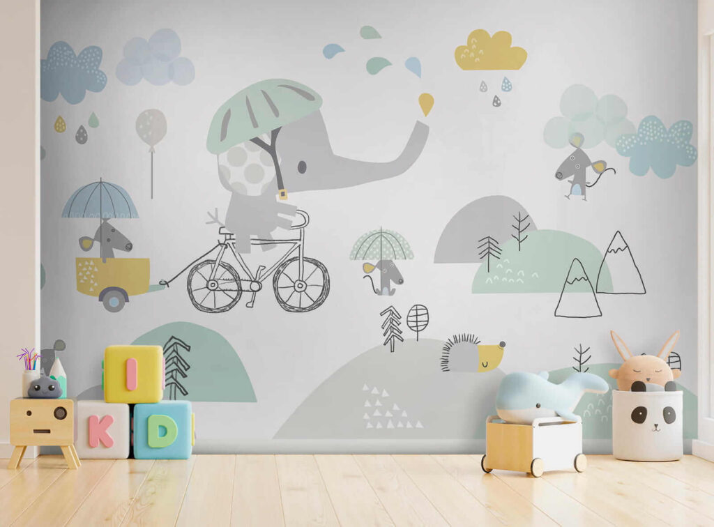 Kreslený slon na bicykli u28124pir6 1024x756 - Kreslený slon na bicykli - tegory