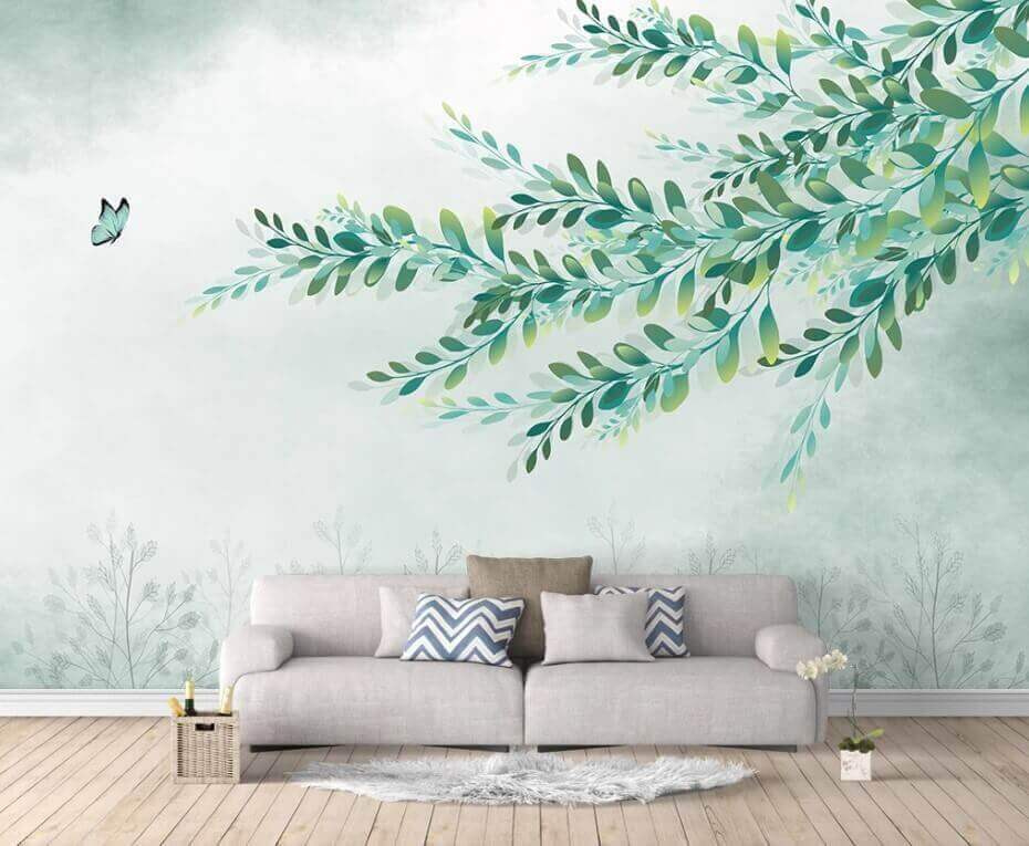 Zelené listy na vetve u27382pig1m - Zelené listy na vetve - tegory