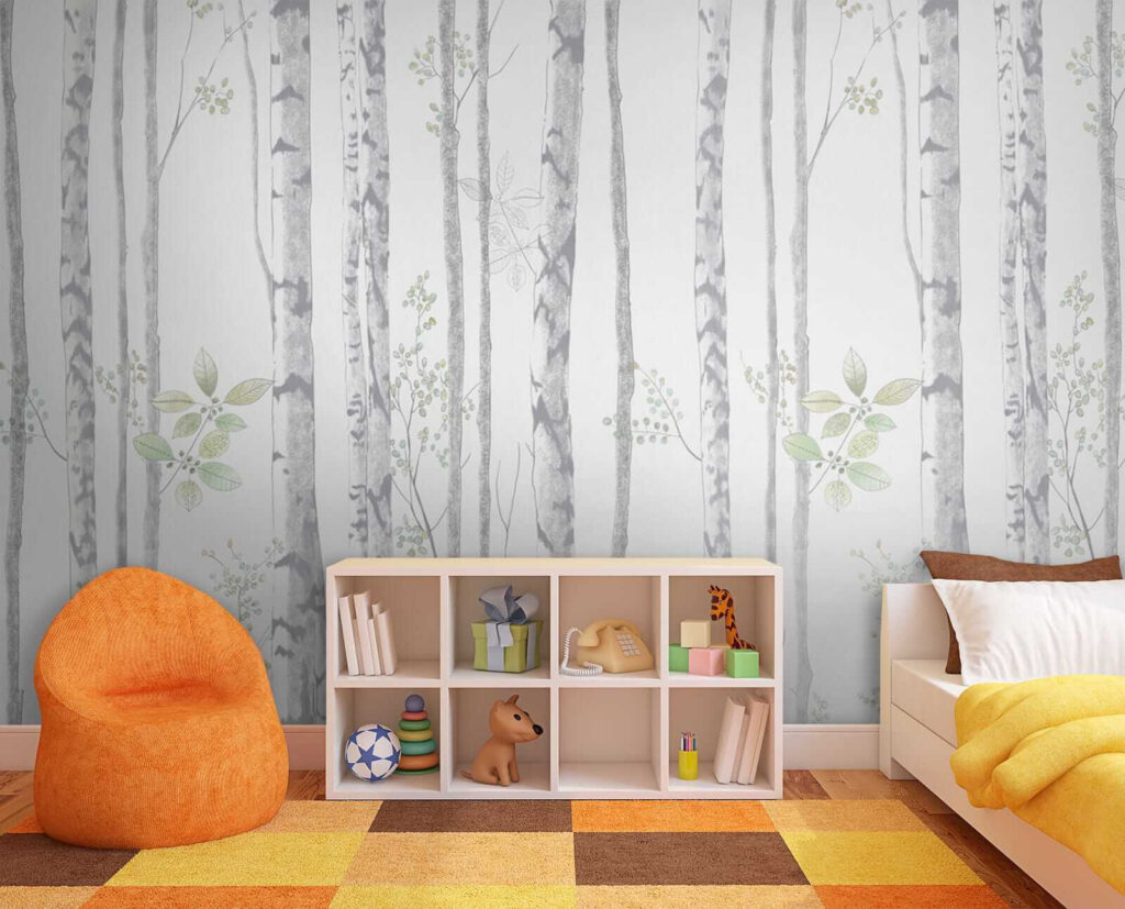 Wallpaper with trees and leaves Wallpaper with trees and leaves