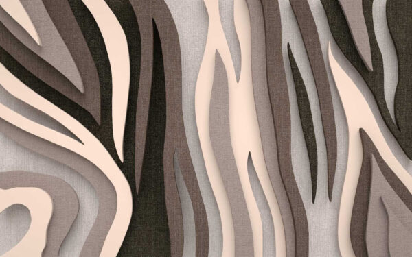 Textured waves in neutral tones