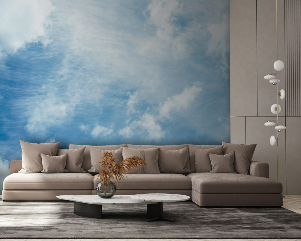 Blue sky with clouds Blue sky with clouds