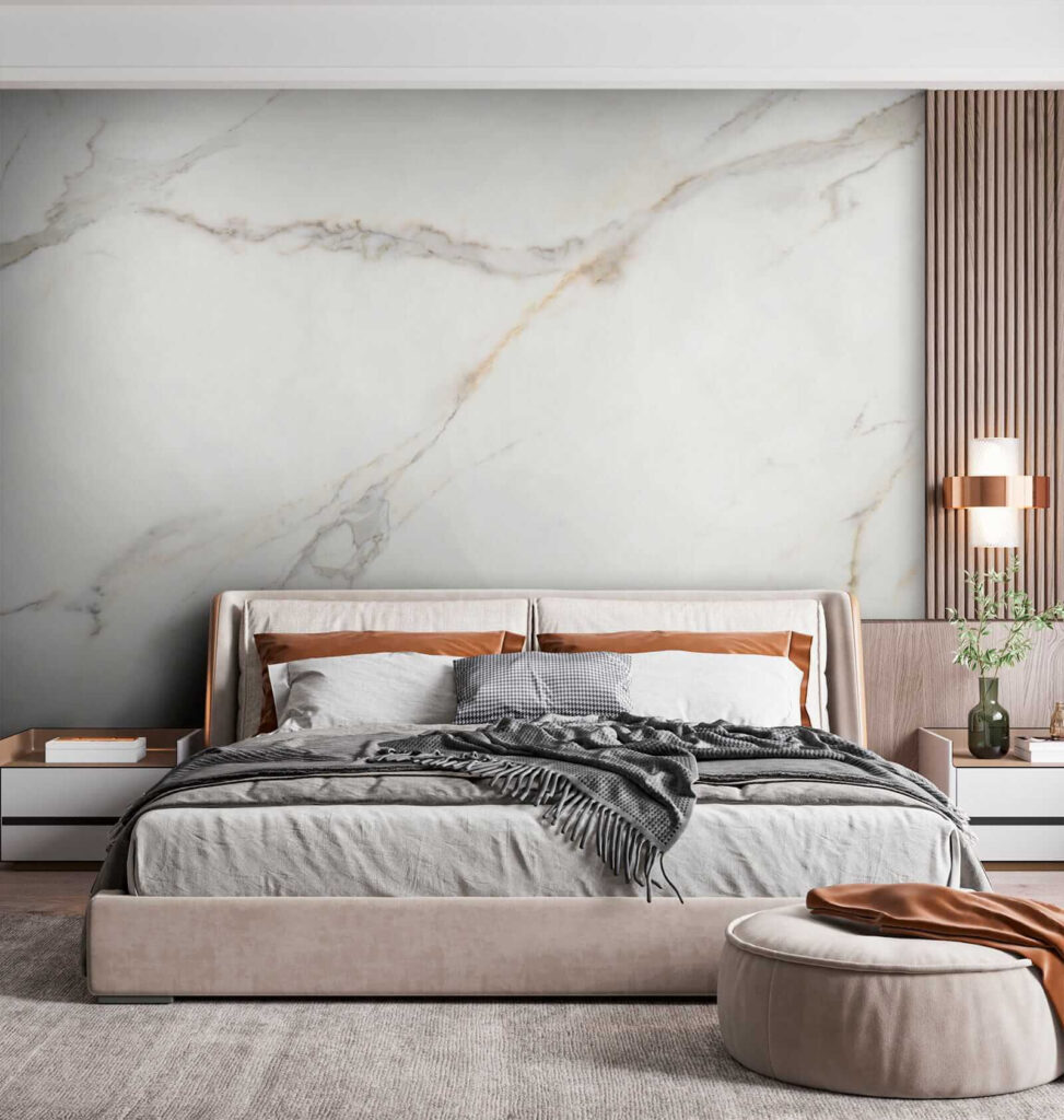 Elegant White Marble with Veins Elegant White Marble with Veins