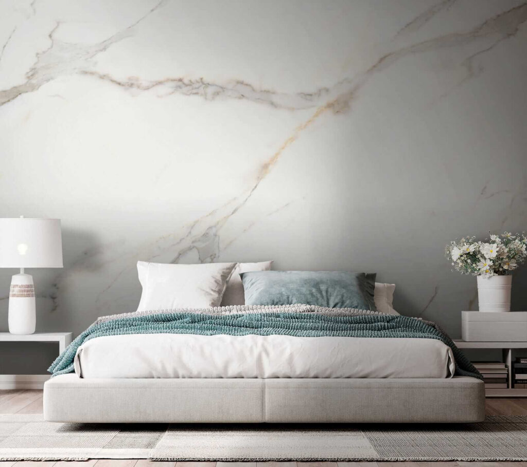 Elegant White Marble with Veins Elegant White Marble with Veins