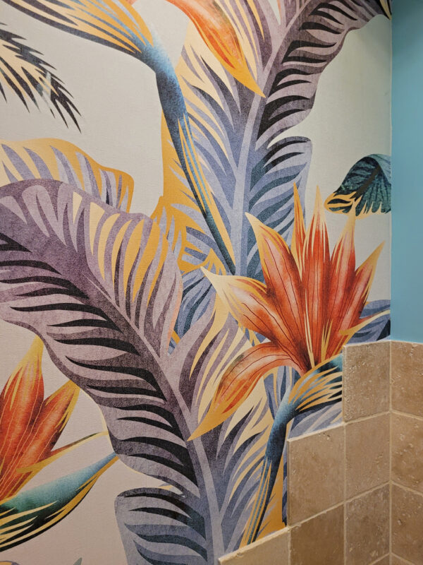 Farebné tropické rastliny a kvety Farebné tropické rastliny a kvety