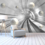 Fototapety Biele gule v tuneli