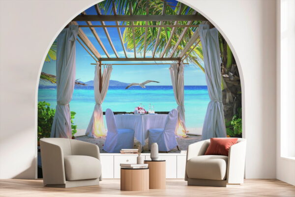 Stôl postavený na pláži u13799pig1 600x400 - Stôl postavený na pláži - tegory