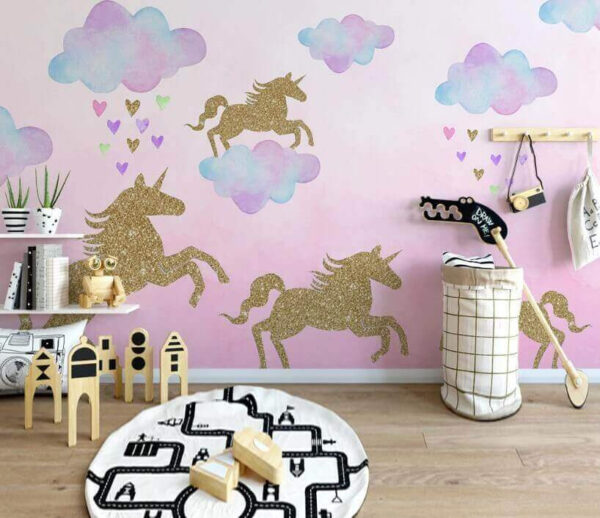 Fototapety Jednorožce a oblaky so srdiečkami a srdiečkami (Katalógové číslo: u08375) Fototapety Fototapety Jednorožce a oblaky so srdiečkami a srdiečkami (Katalógové číslo: u08375)