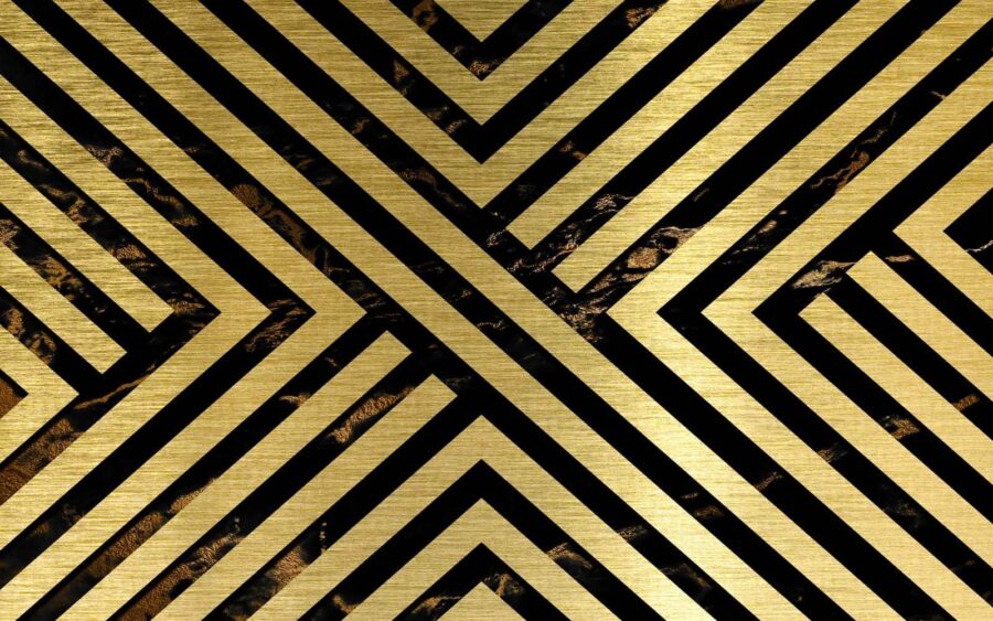 Dynamické geometrické línie v kontraste.