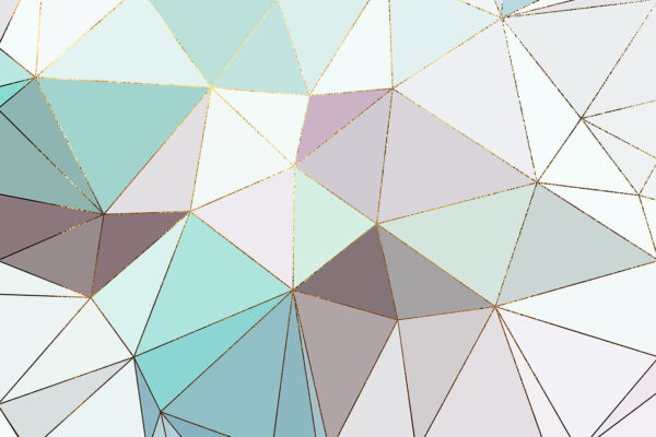 Abstract geometric pastel mosaic pattern