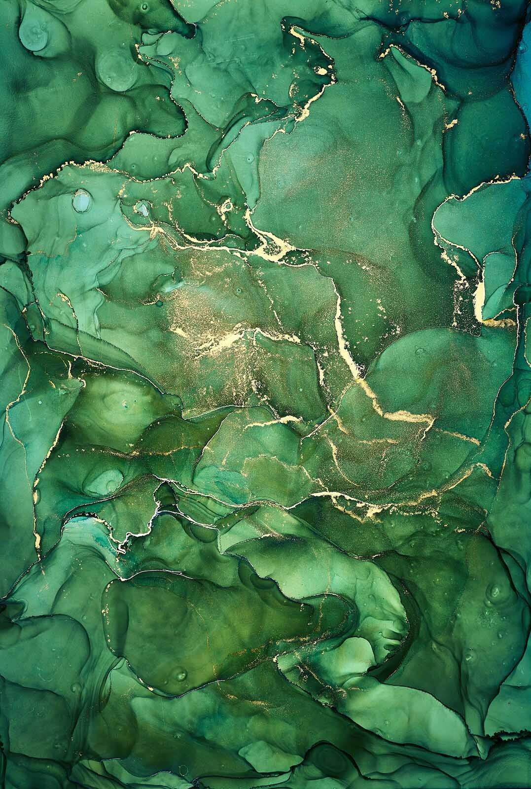 u07507p - Abstraktné vrstvy tmavozelených odtieňov - tegory