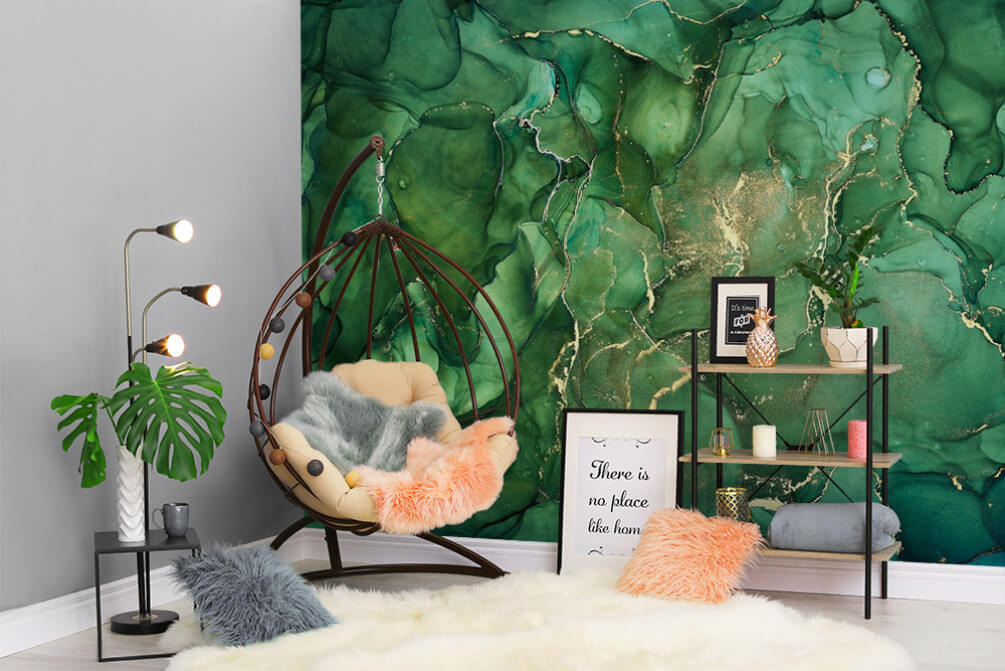 u07507pig1m - Abstraktné vrstvy tmavozelených odtieňov - tegory