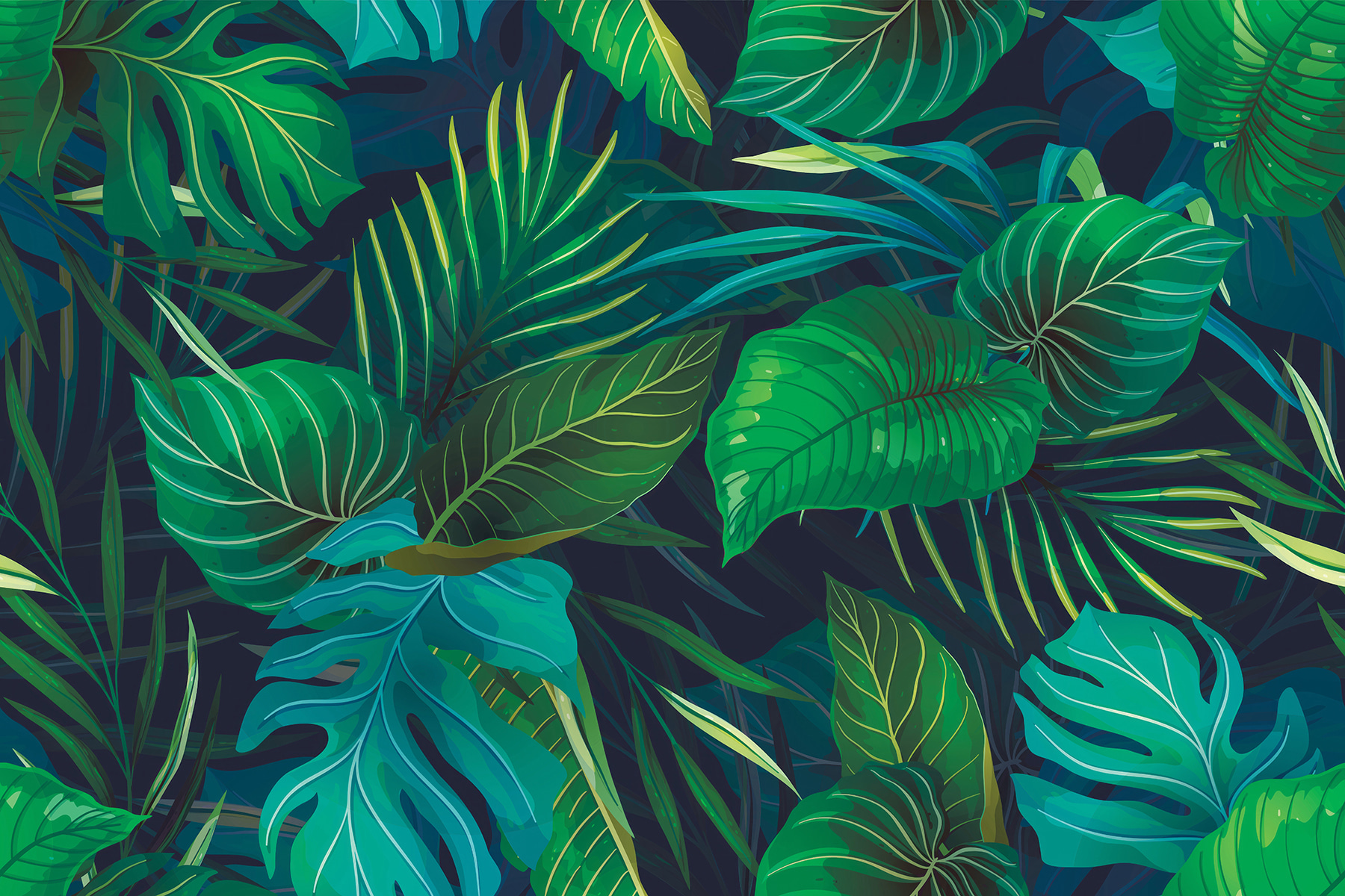 Svieža zeleň v žiarivých farbách u11882p - Svieža zeleň v žiarivých farbách - tegory