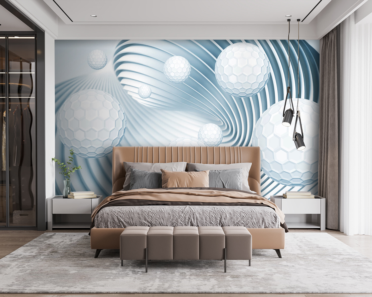 u15529pib115m - Biele guľôčky v špirále - tegory