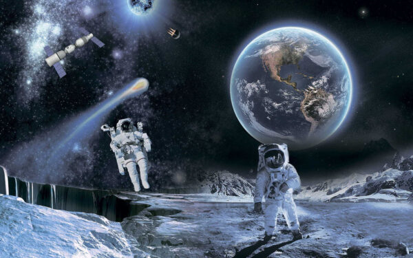Astronauti na mesiaci Astronauti na mesiaci