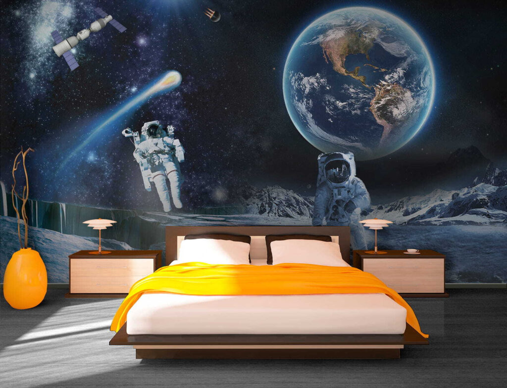 Astronauts on a moon Astronauts on a moon