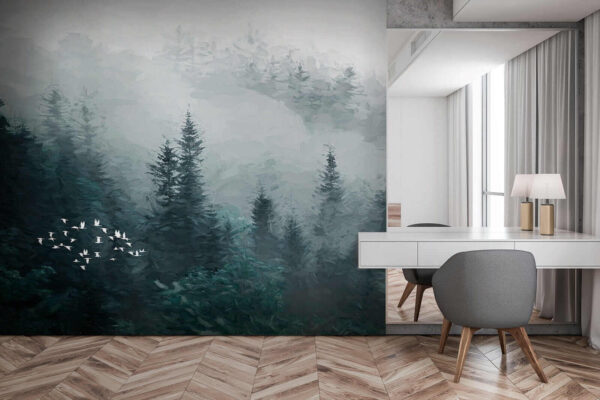 u23921pib3 600x400 - Hmlistý les s lietajúcimi vtákmi - tegory