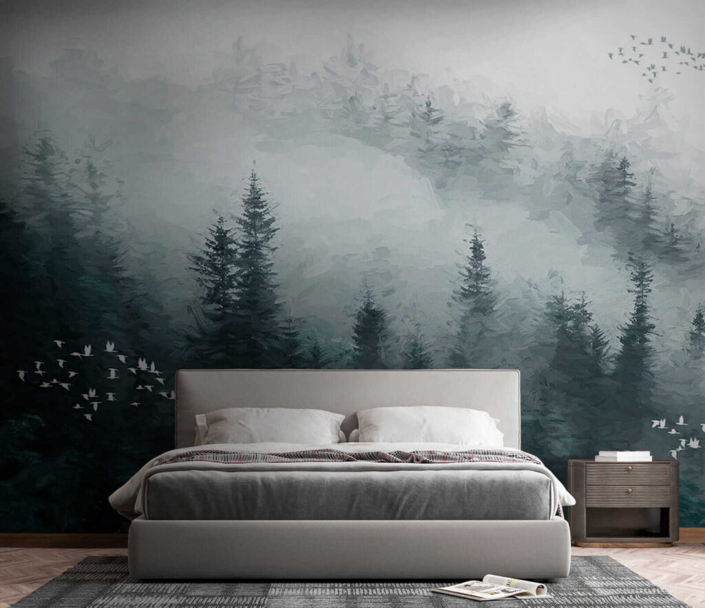 u23921pib4 1024x883 - Hmlistý les s lietajúcimi vtákmi - tegory