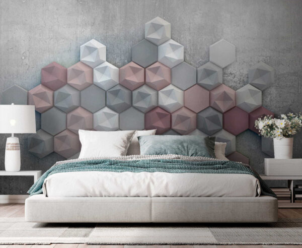 Fototapety Skupina šesťuholníkov na betónovom povrchu (Katalógové číslo: u29376) Fototapety Fototapety Skupina šesťuholníkov na betónovom povrchu (Katalógové číslo: u29376)