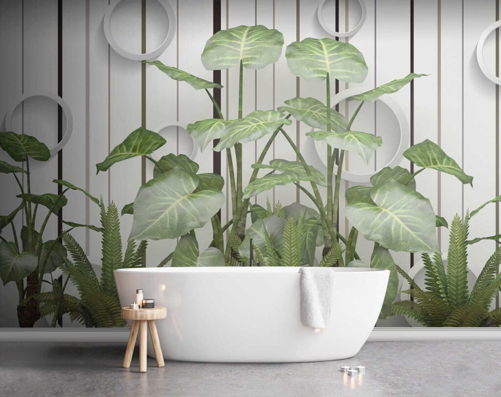 Plant with green leaves