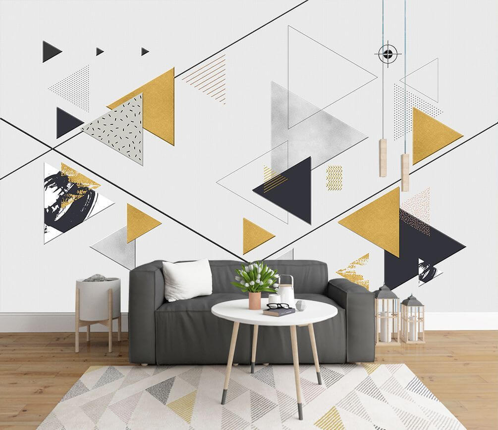 Skupina trojuholníkov a čiar u41393pig1m - Skupina trojuholníkov a čiar - tegory