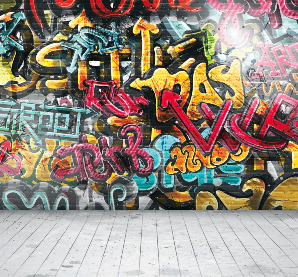 Stena s grafitmi Stena s grafitmi