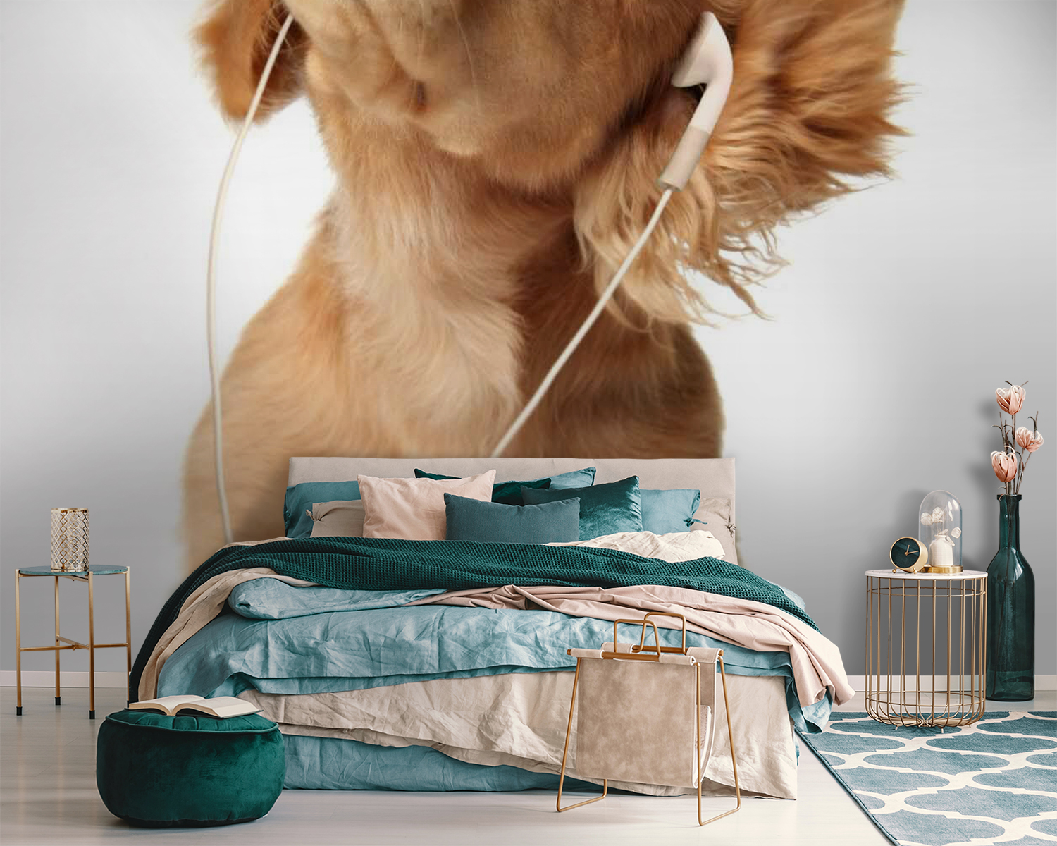 Pes so slúchadlami na ušiach u56551pib111m - Pes so slúchadlami na ušiach - tegory