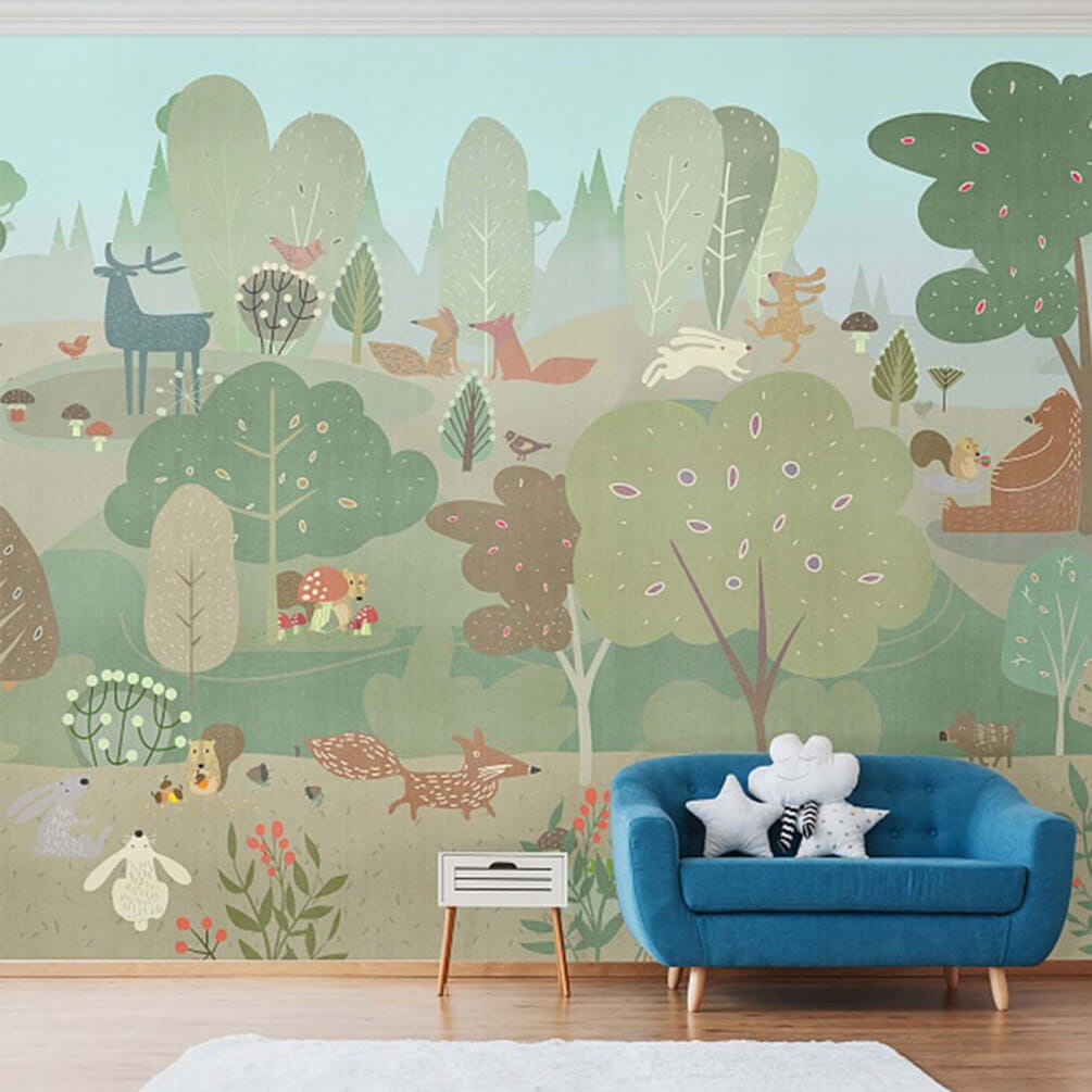 Karikatúra zvierat v lese u60020pir1m - Karikatúra zvierat v lese - tegory